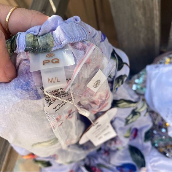 PQ Anne Marie Romper in Passion Fruit- Revolve size M/L NWT - Picture 11 of 16